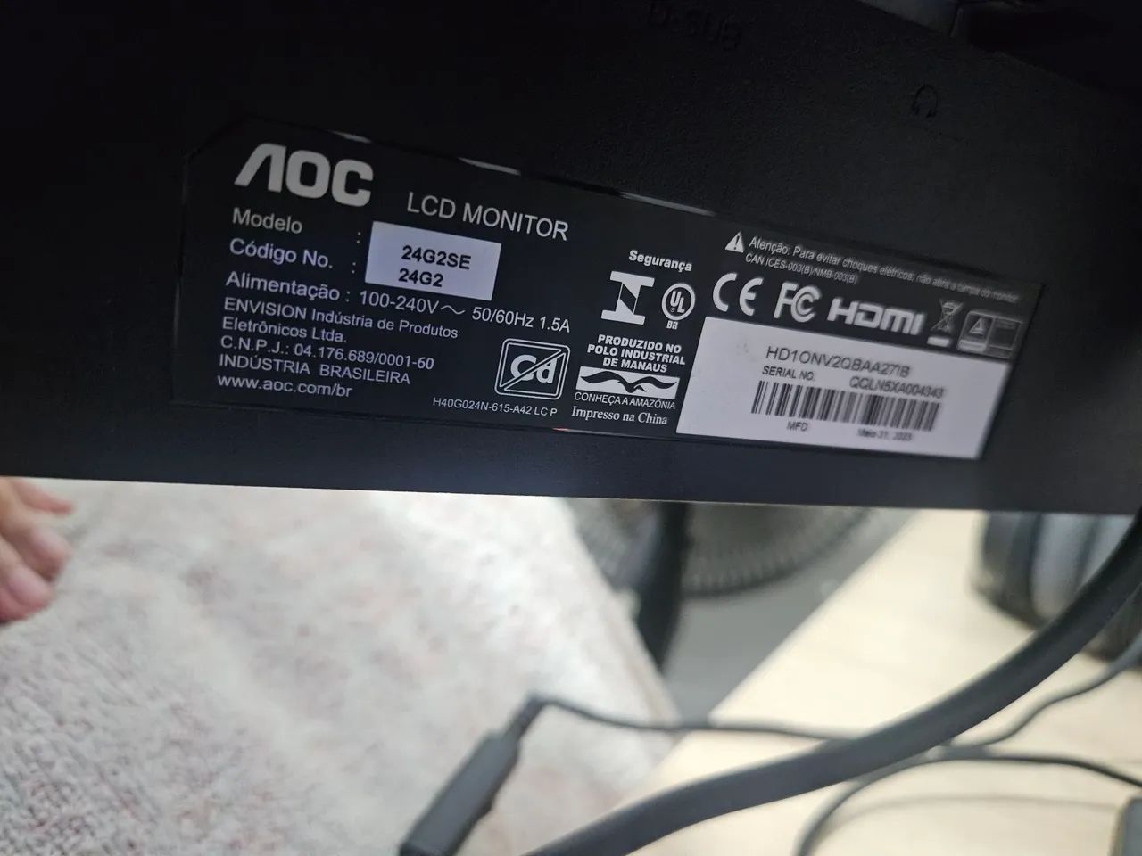 Monitor para aproveitar carcaça e placas  - Foto 2