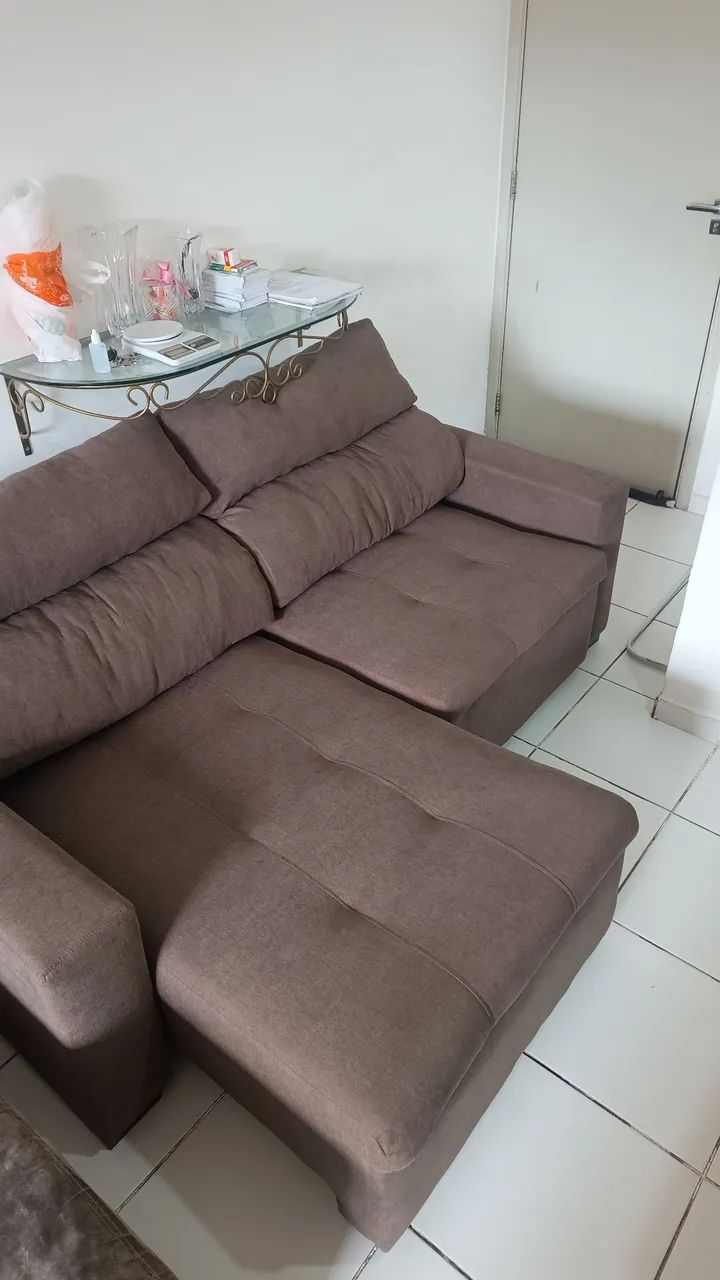 Sofá retrátil e reclinável 