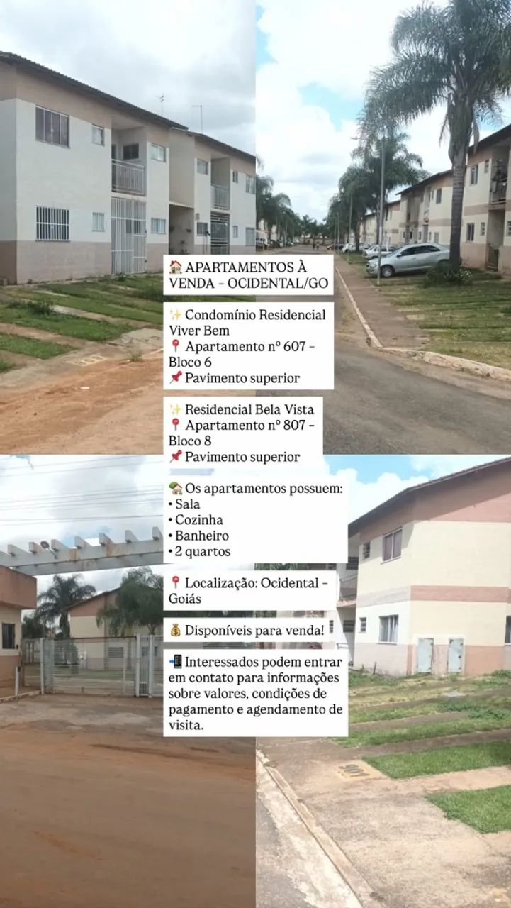 Apartamentos - Ocidental Goiás 
