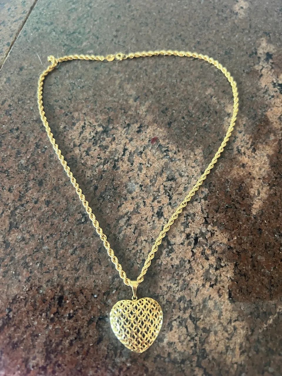 Cordão de ouro com pingente. - Foto 2