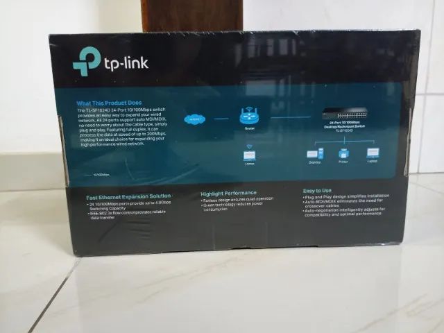 Switch TP-Link 24 Portas | Fast Ethernet | Ideal para Redes - Foto 5
