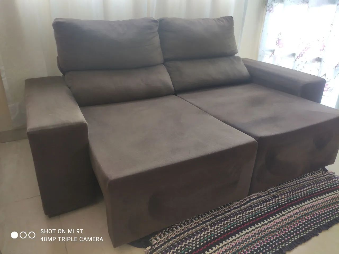 Sofá retrátil e inclinado de 2 mts  - Foto 5