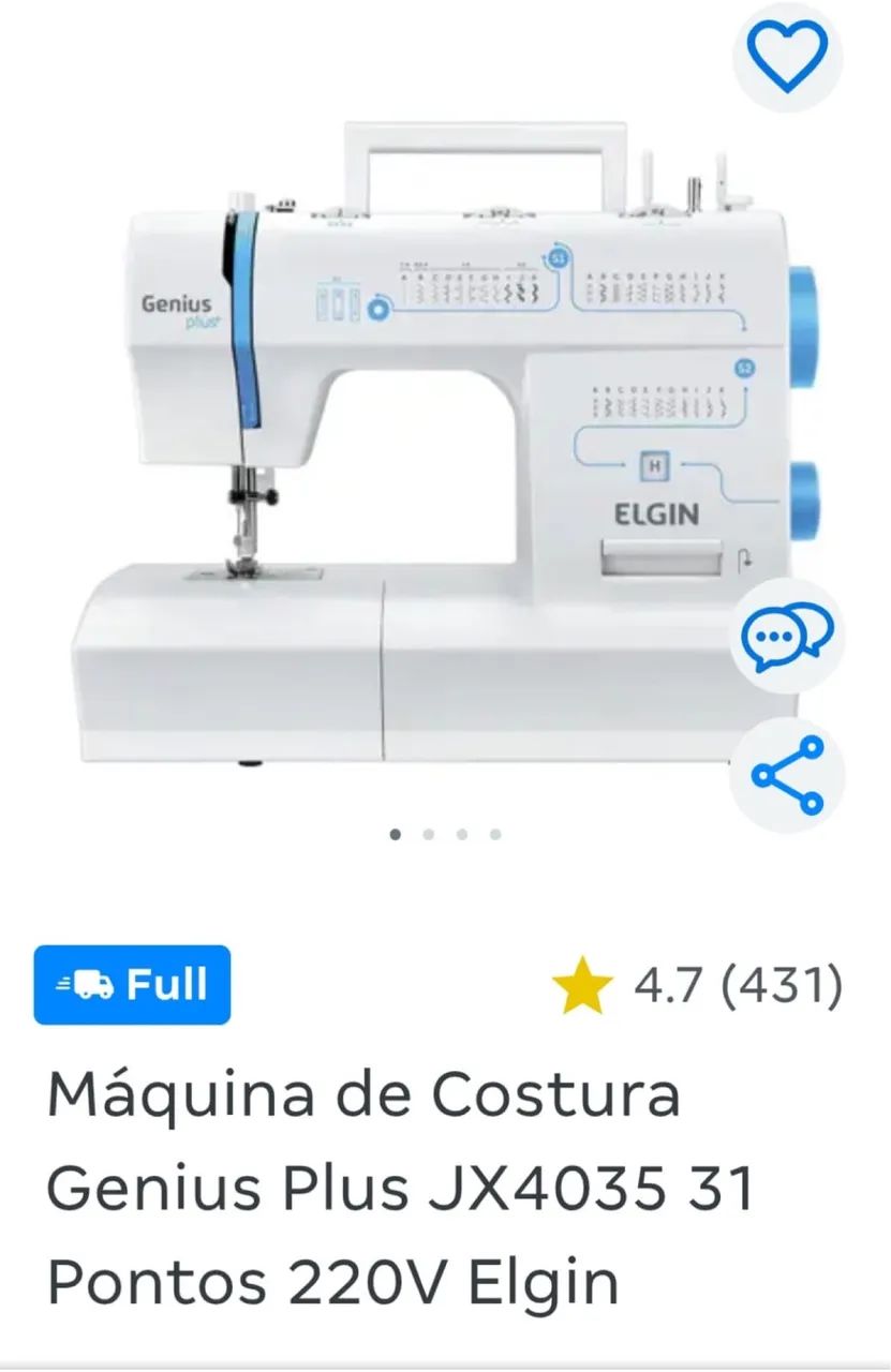 Máquina de costura 