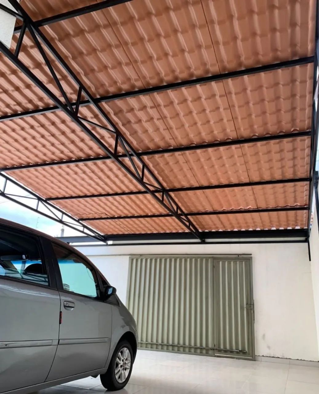 COBERTA METÁLICA COM TELHA PVC
