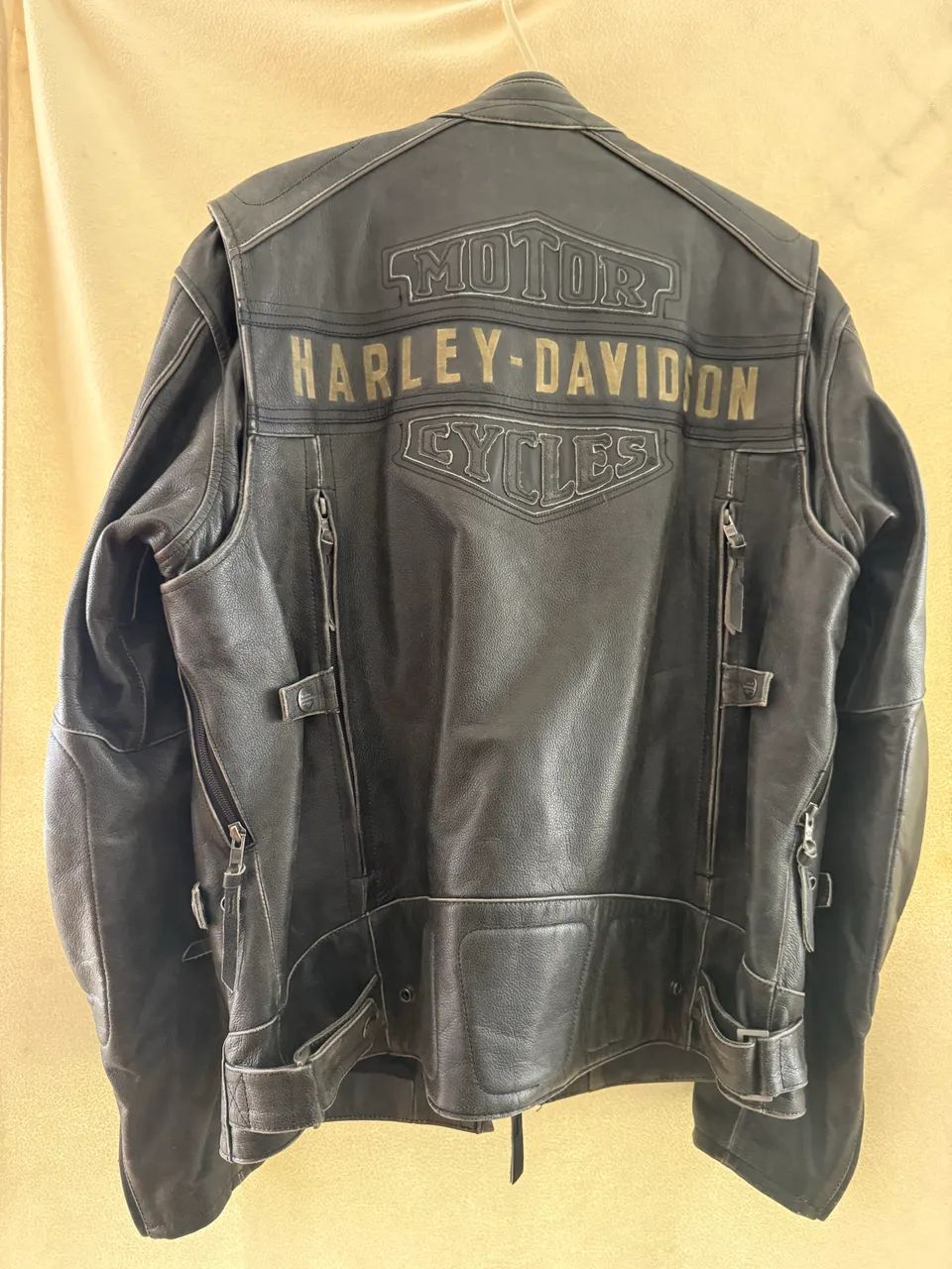 Jaqueta de Couro HD original Harley Davidson - EUA - Foto 4