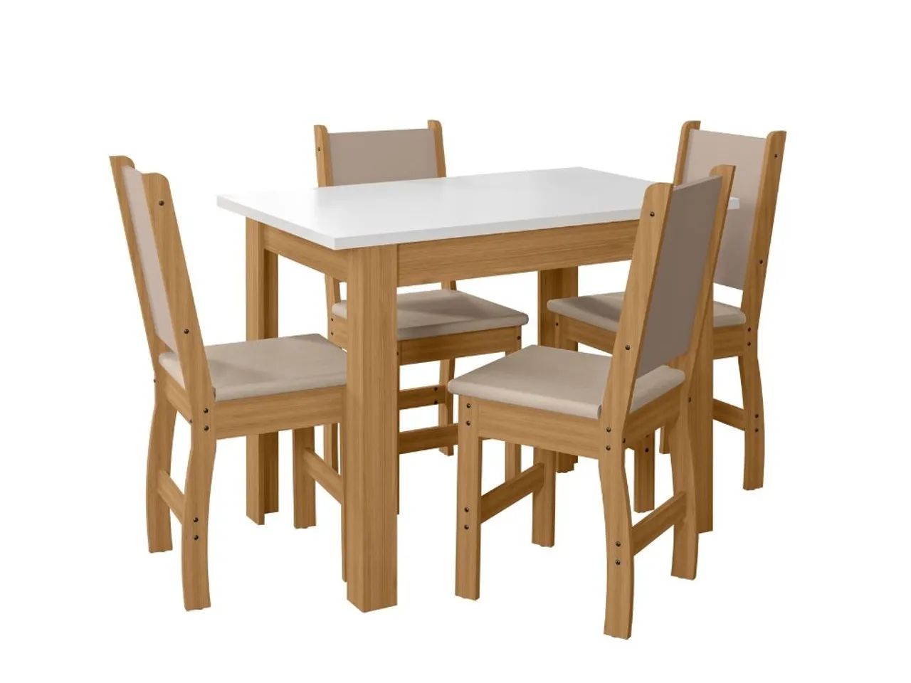 Mesa de Jantar Tampo 108x68cm com 4 Lugares - Foto 2