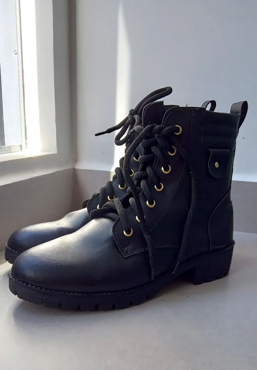 Bota Coturno Feminino Seminova 39/40  - Foto 5
