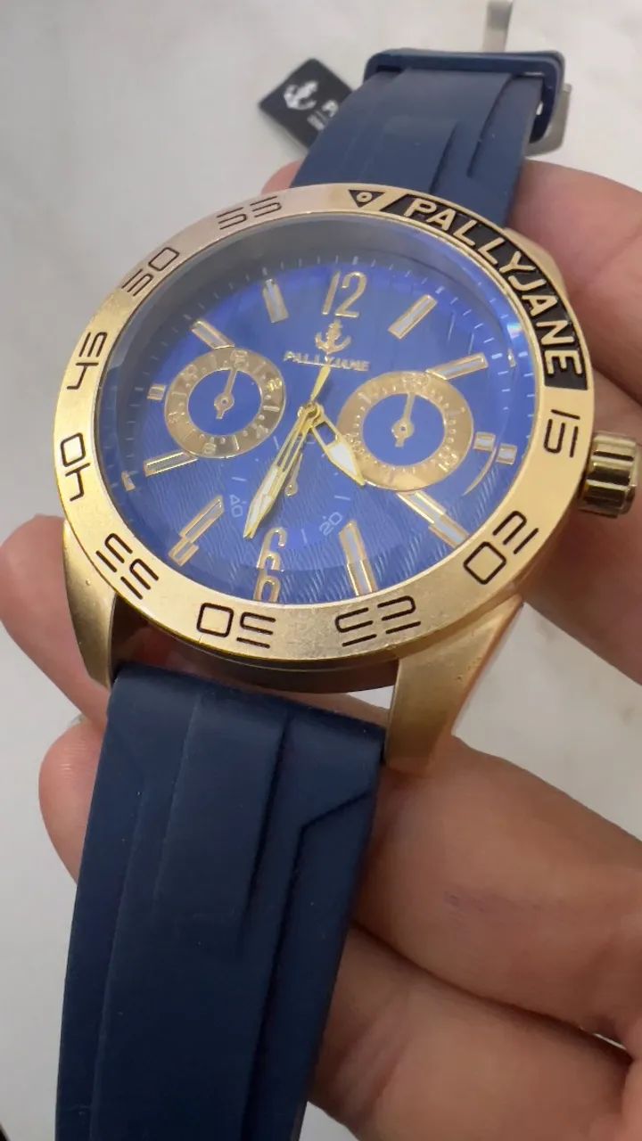 Relógio Masculino Azul - Foto 2
