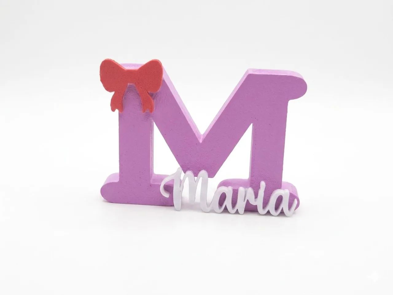 Placa Decorativa e Maternidade com Letra e Nome Personalizada
