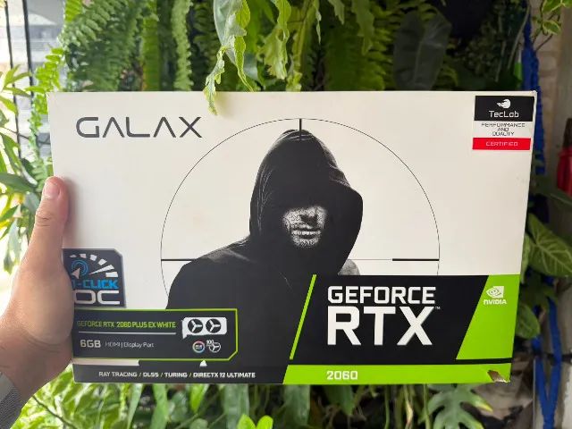 RTX 2060 6GB GALAX PLUS EX WHITE | Envio OLX Pay - Foto 2