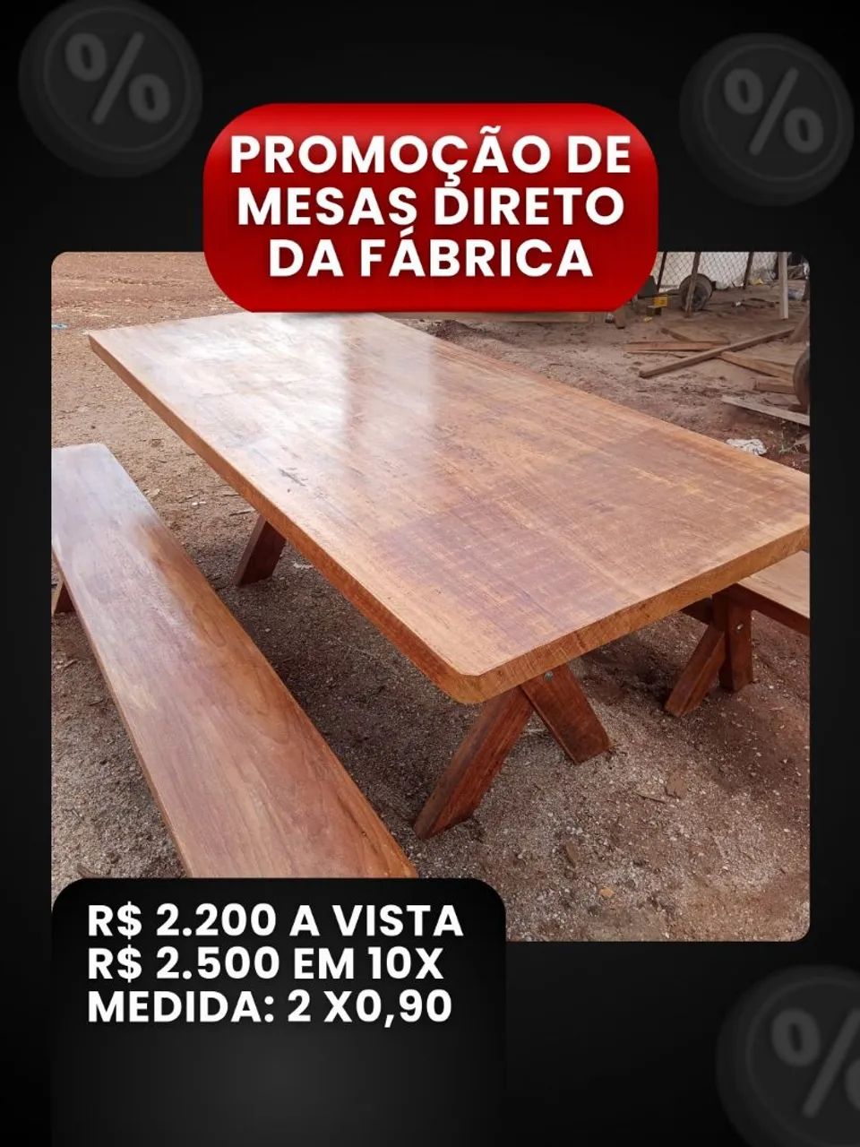 Mesas direto da fábrica  - Foto 4