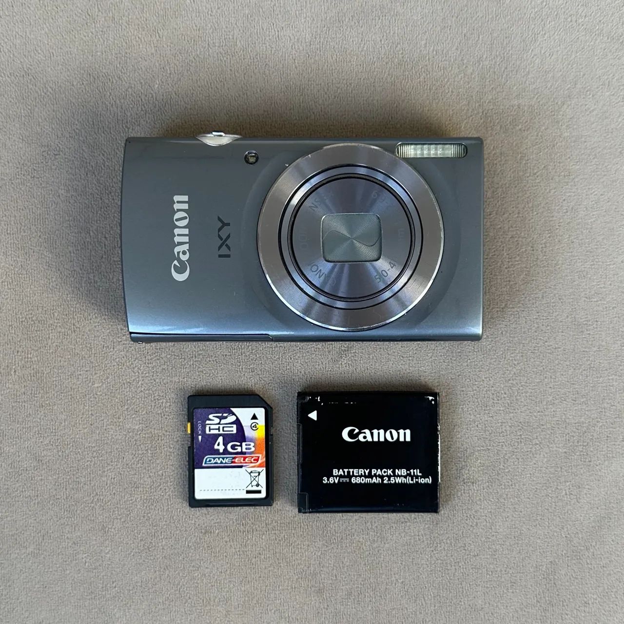 Câmera Digital Fotográfica Canon IXY Prata/Cinza 20MP - Câmeras e