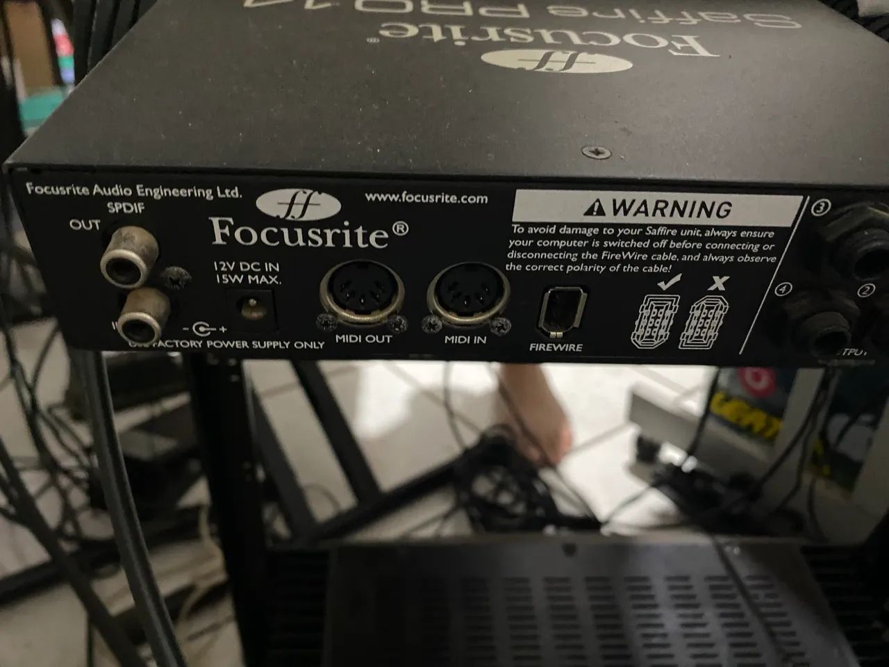 Focusrite Saffire Pro 14 + Placa Fireware - Foto 3