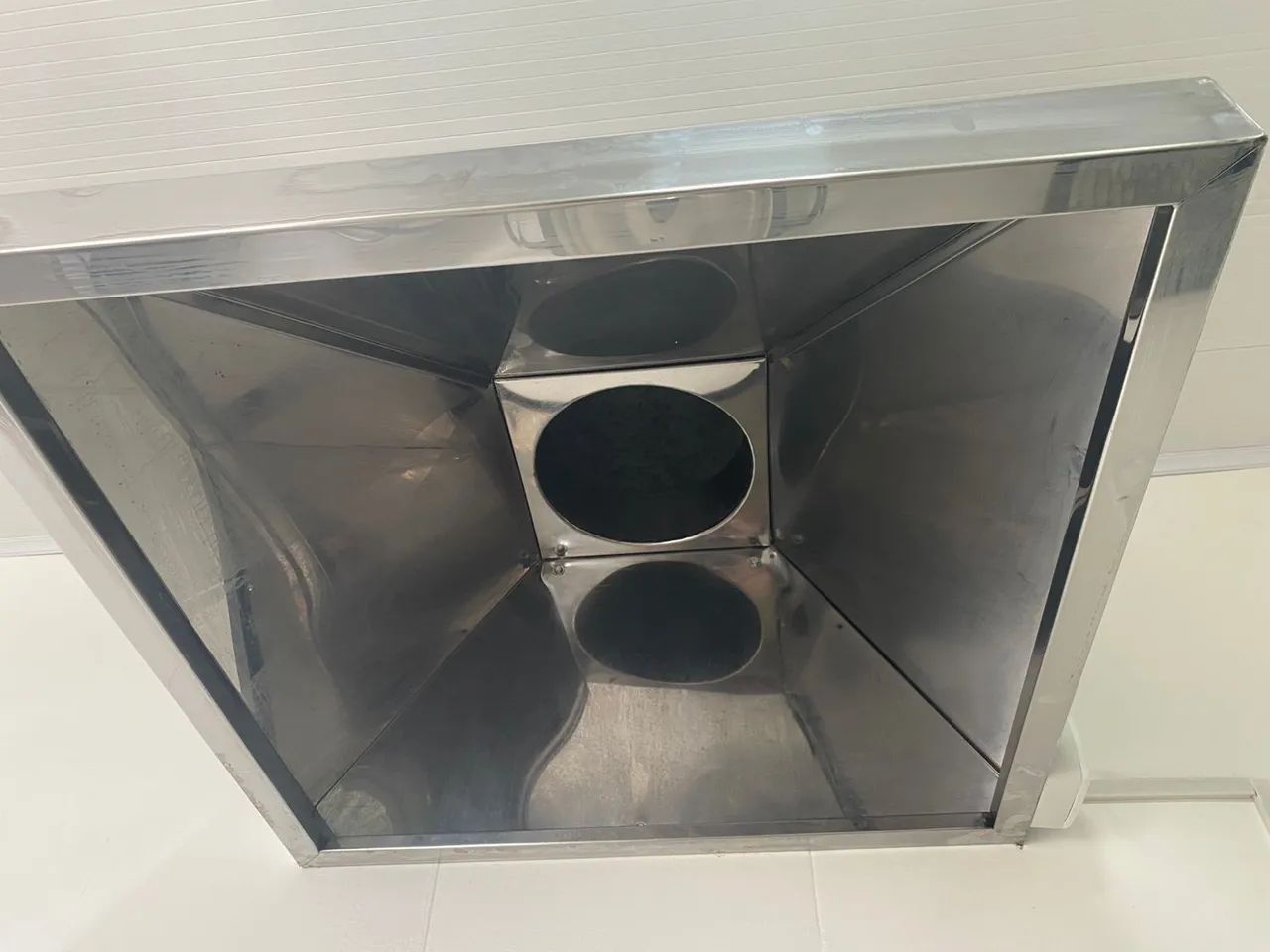 Coifa Inox 80x80 com Exaustor - Industrial / Comercial - Foto 3