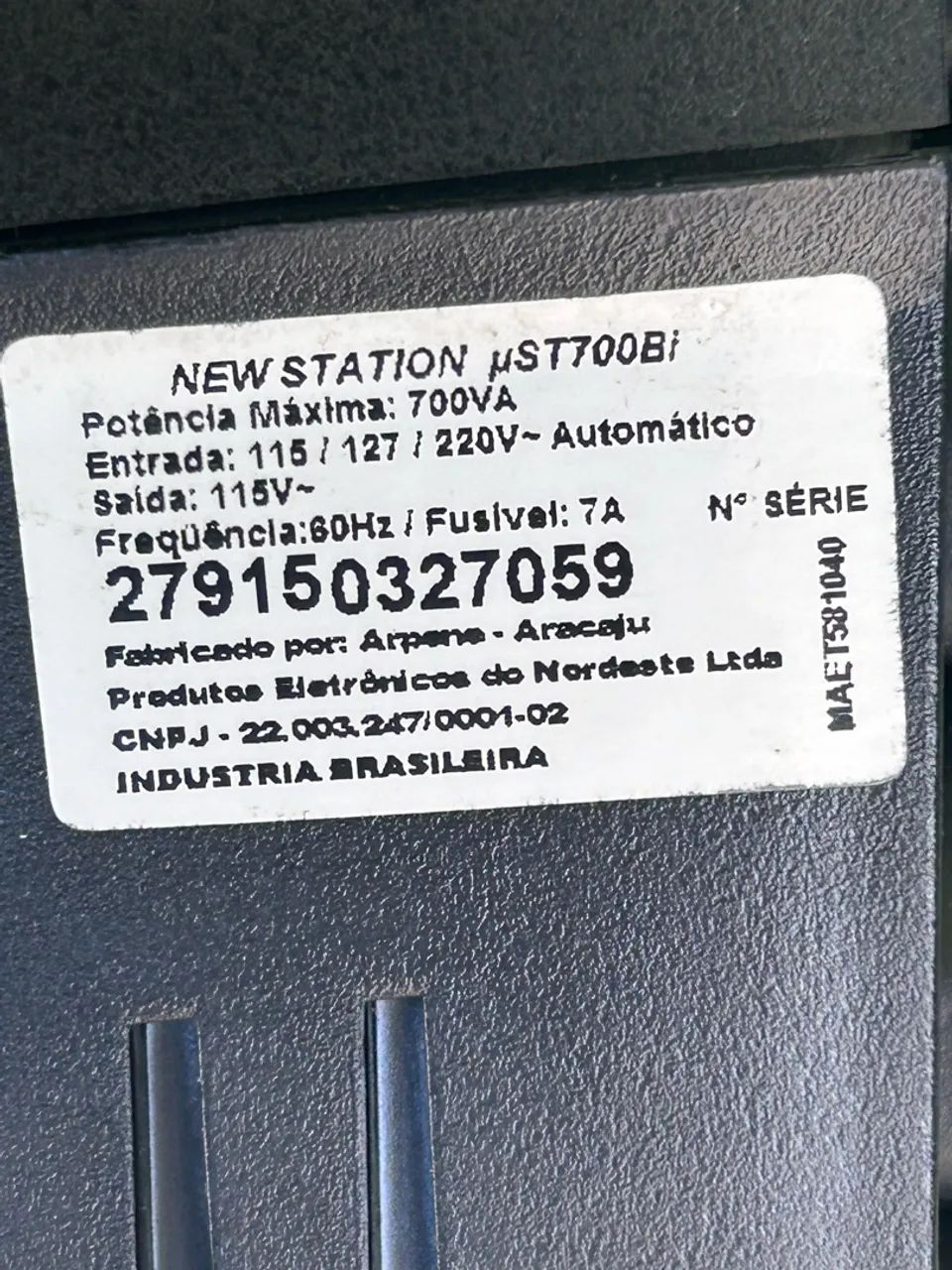 nobreak sms 700va