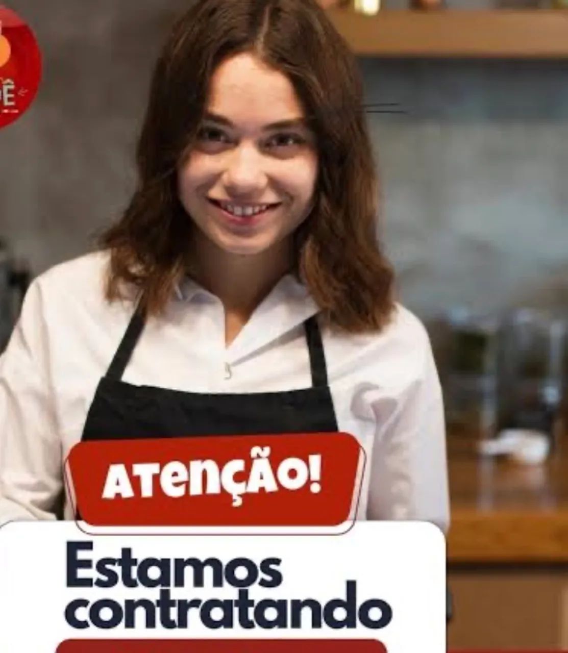 Auxiliar de cozinha e atendente 
