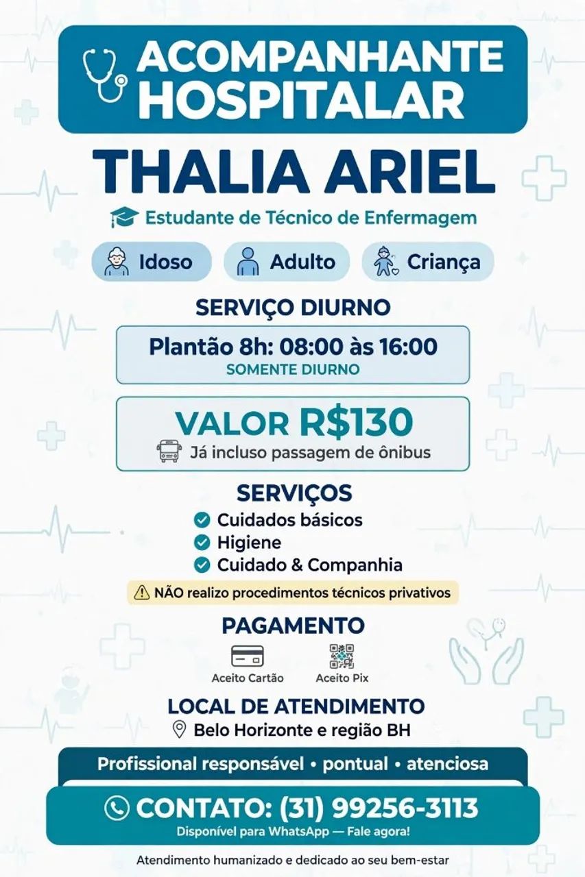 Acompanhante hospitalar 