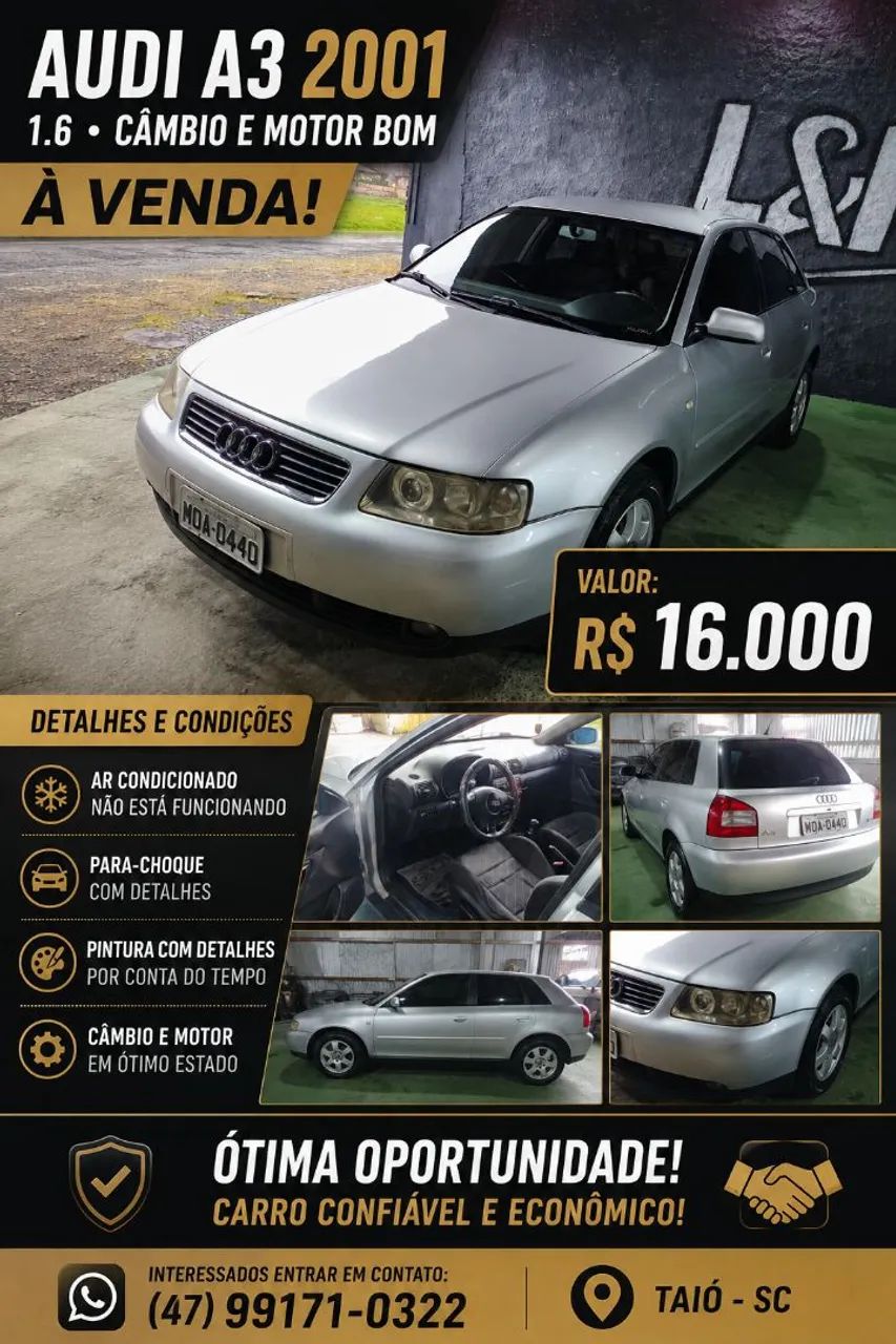 Audi A3 1.6 5P 2001