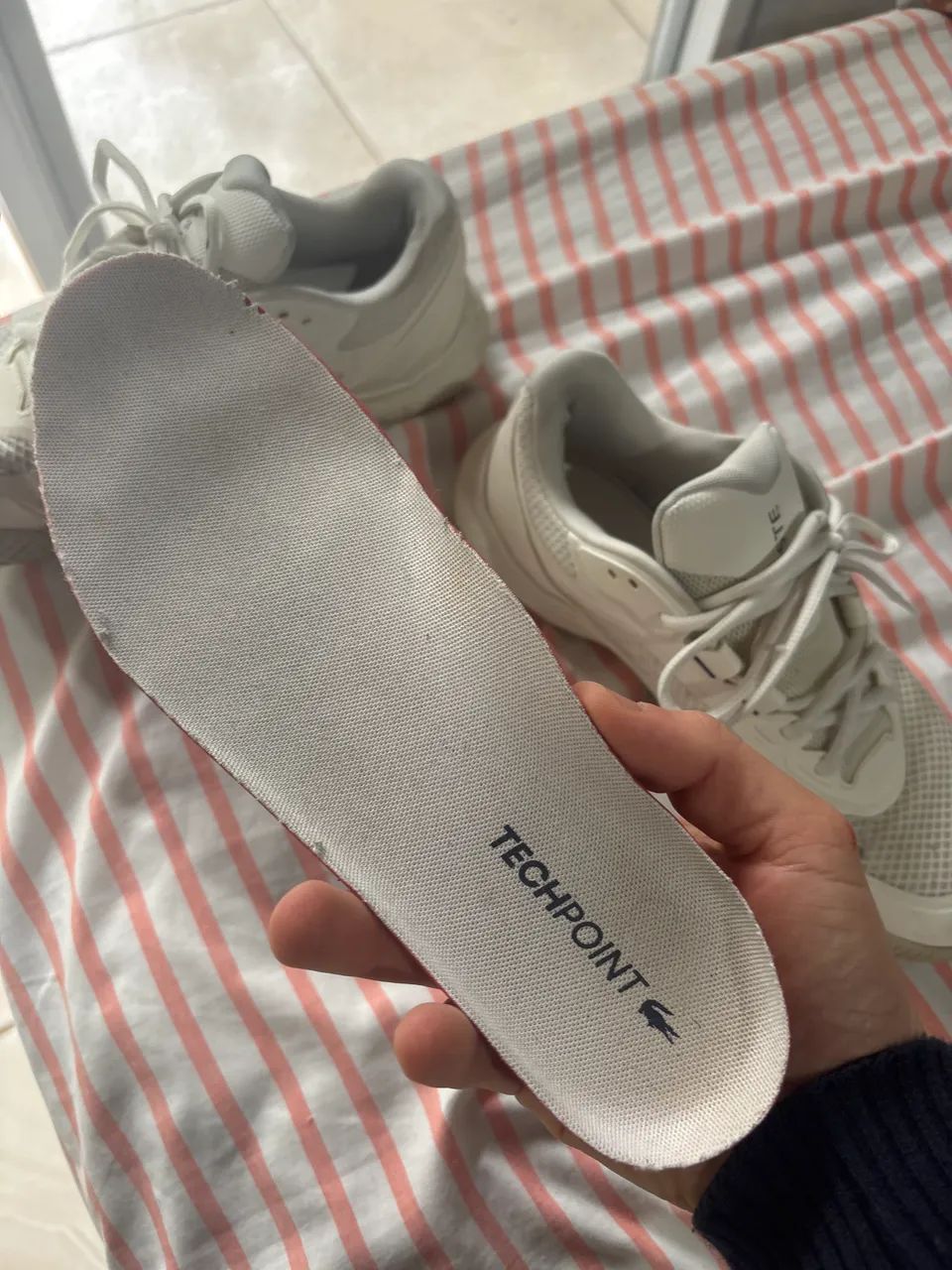 Tênis branco Lacoste original  - Foto 5