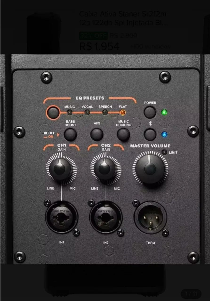 Caixa de som jbl IRX 112bt 300w - Foto 5