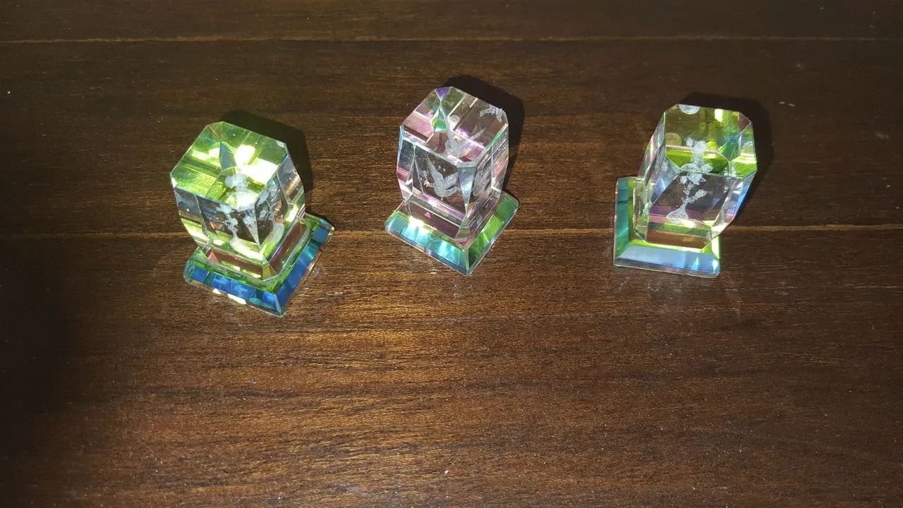 Bloco em cristal com impressão a laser - Foto 2