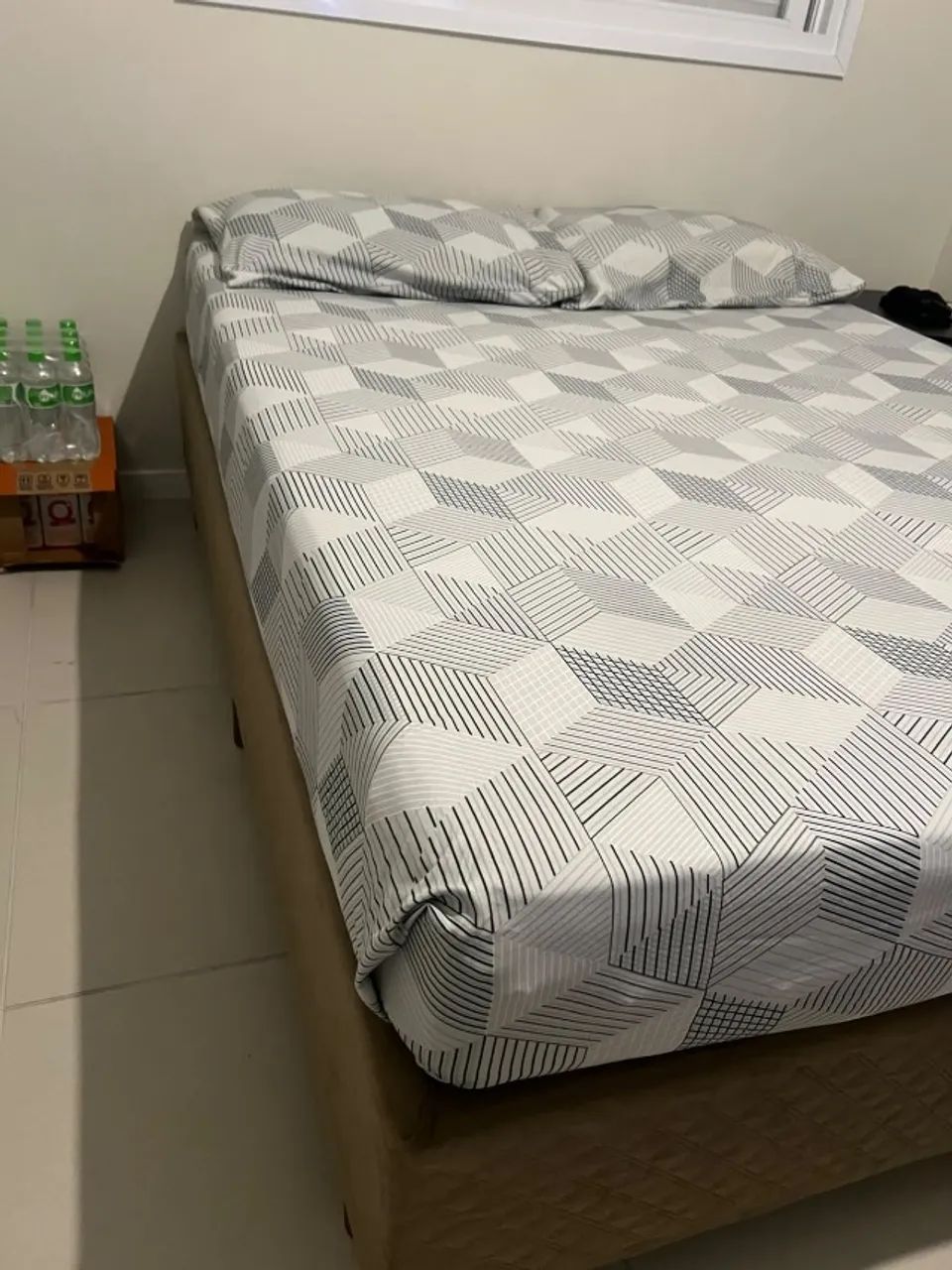 Cama de casal com base + colchão - Foto 2
