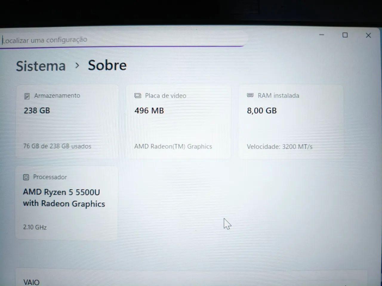 Notebook Vaio FE15 - Foto 5