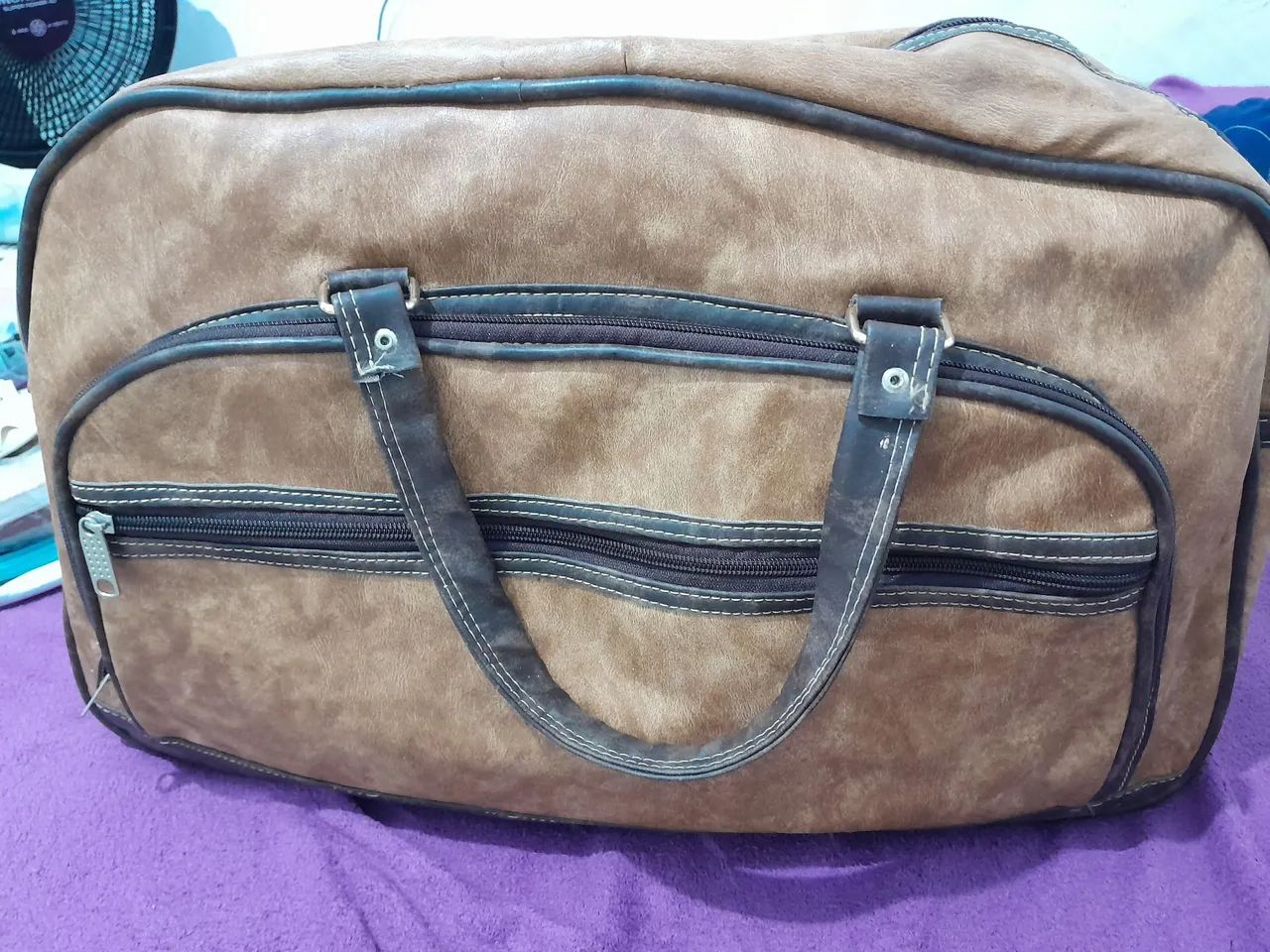 Bolsa de viagem grande - marrom 
