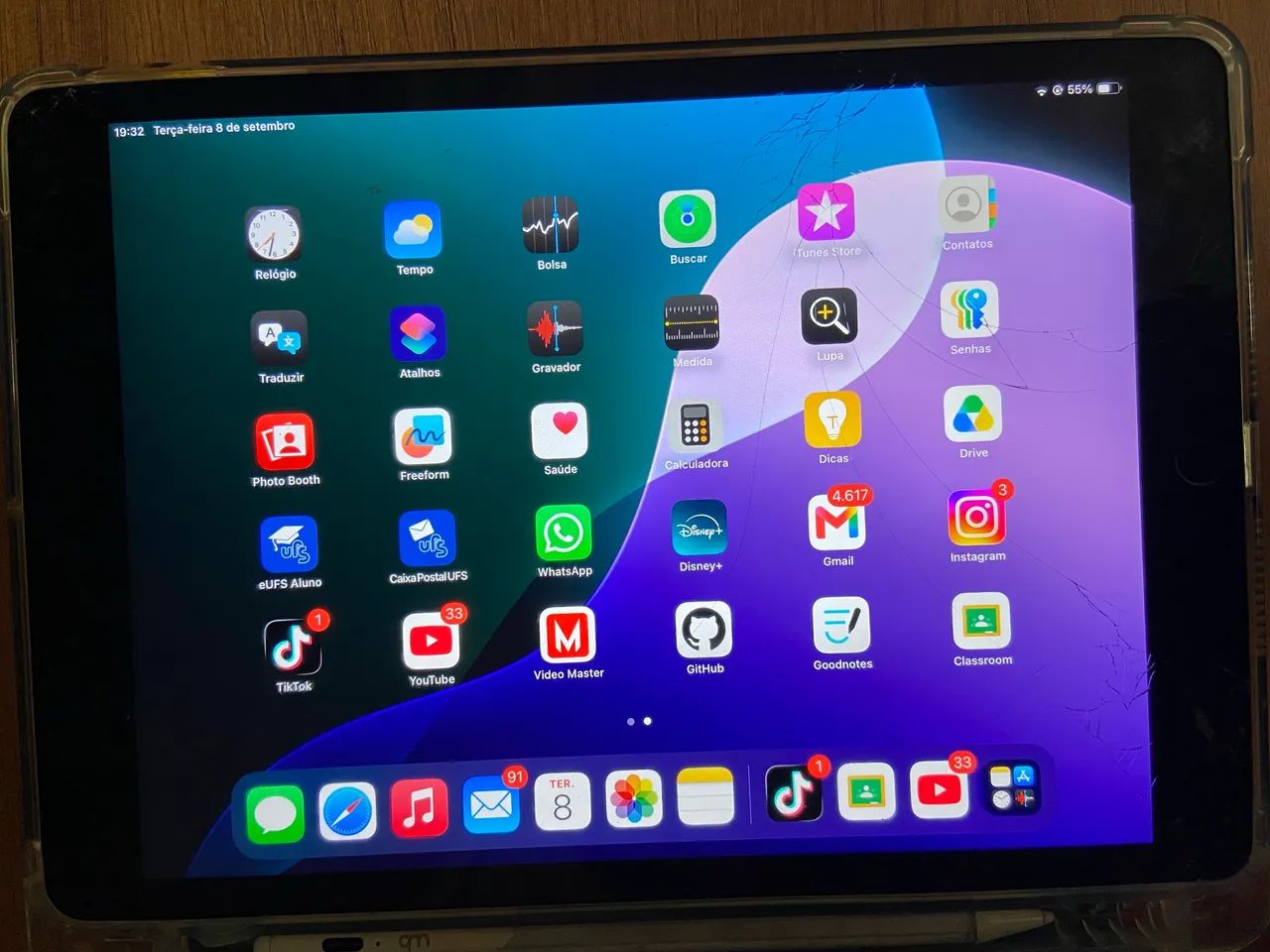 IPAD 9 64GB , vidro quebrado  - Foto 2