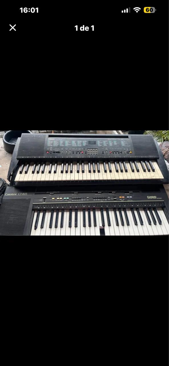 Teclado para retirada de peças 