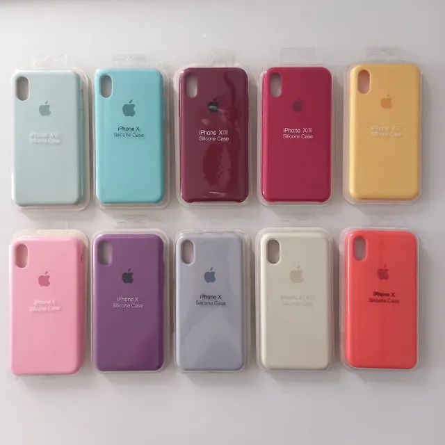 Capinha iPhone XS Diversas Cores Silicone Premium | NOVA - Foto 5