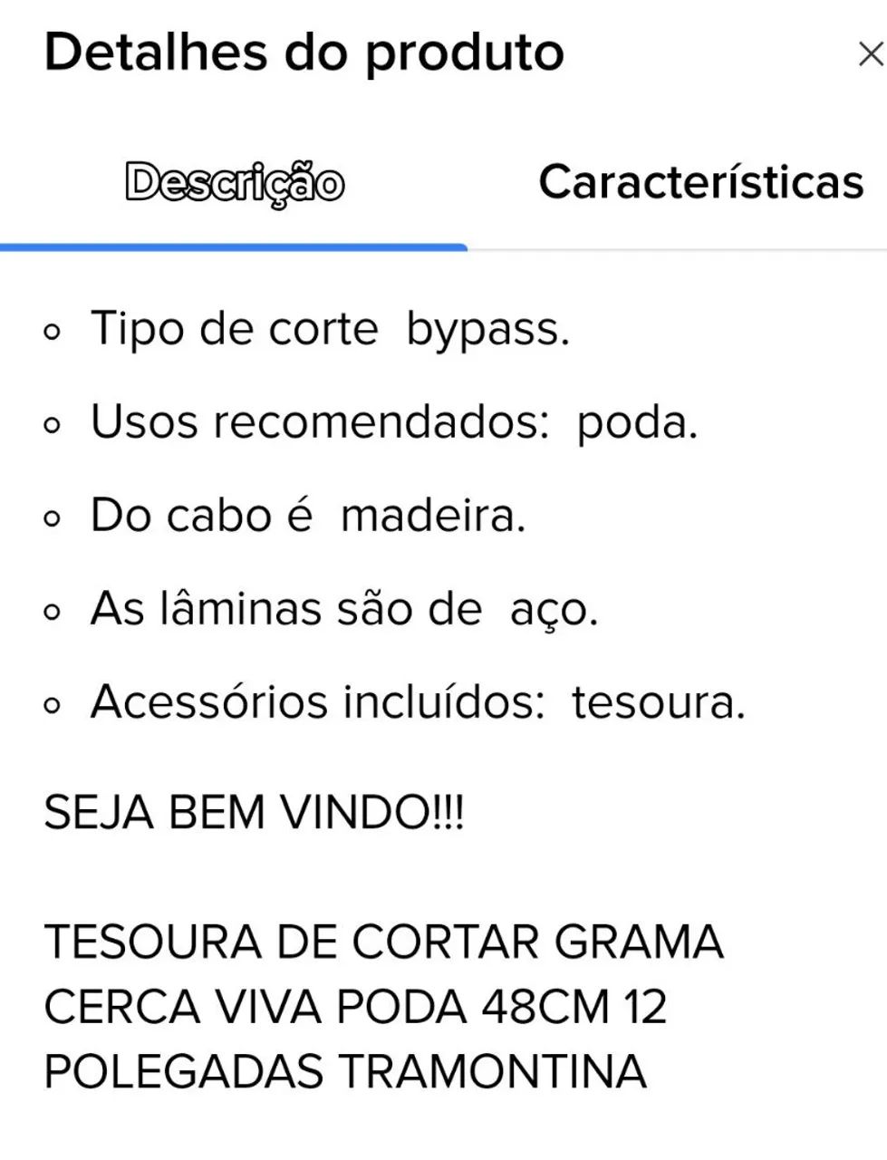 Tesourão para poda e jardinagem Tramontina - Foto 5