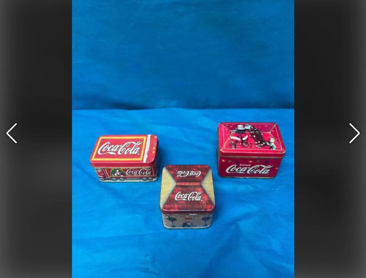 Antiga coleção de latas velas Coca-Cola - Foto 5