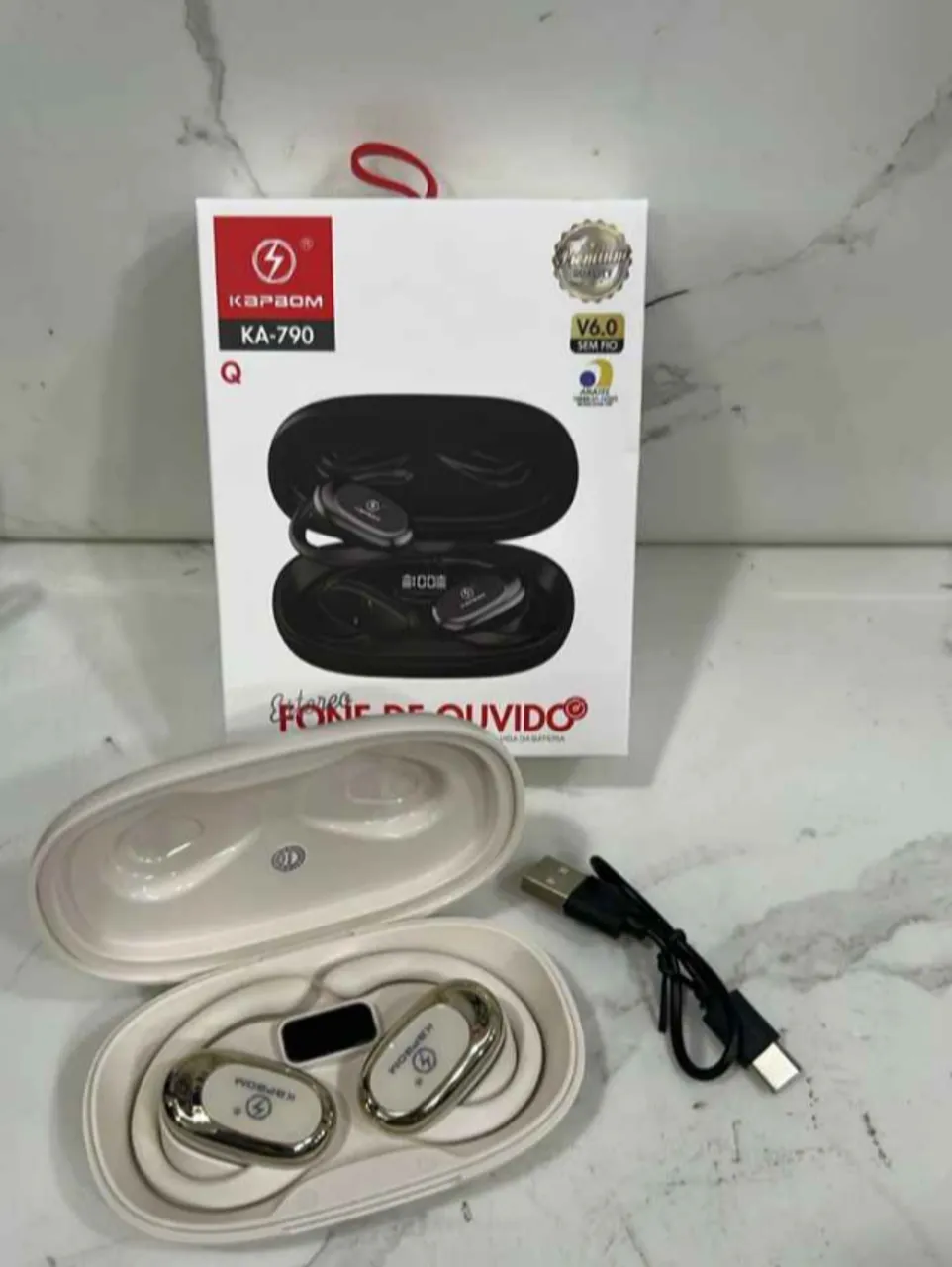 Fone de Ouvido Kapbom KA-790 Ideal para Jogos - Fones de Ouvido
