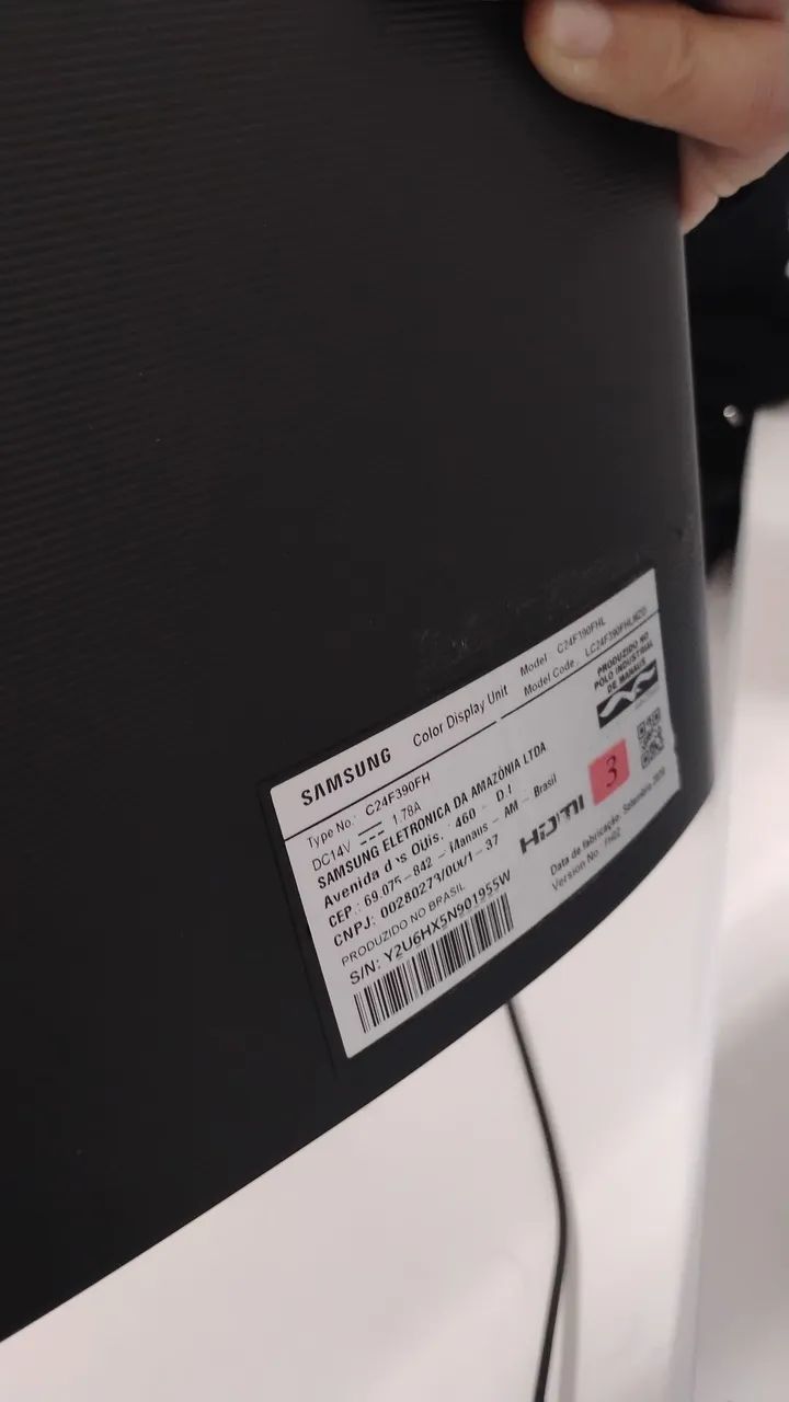 Monitor curvo Samsung 24 polegadas - Foto 2