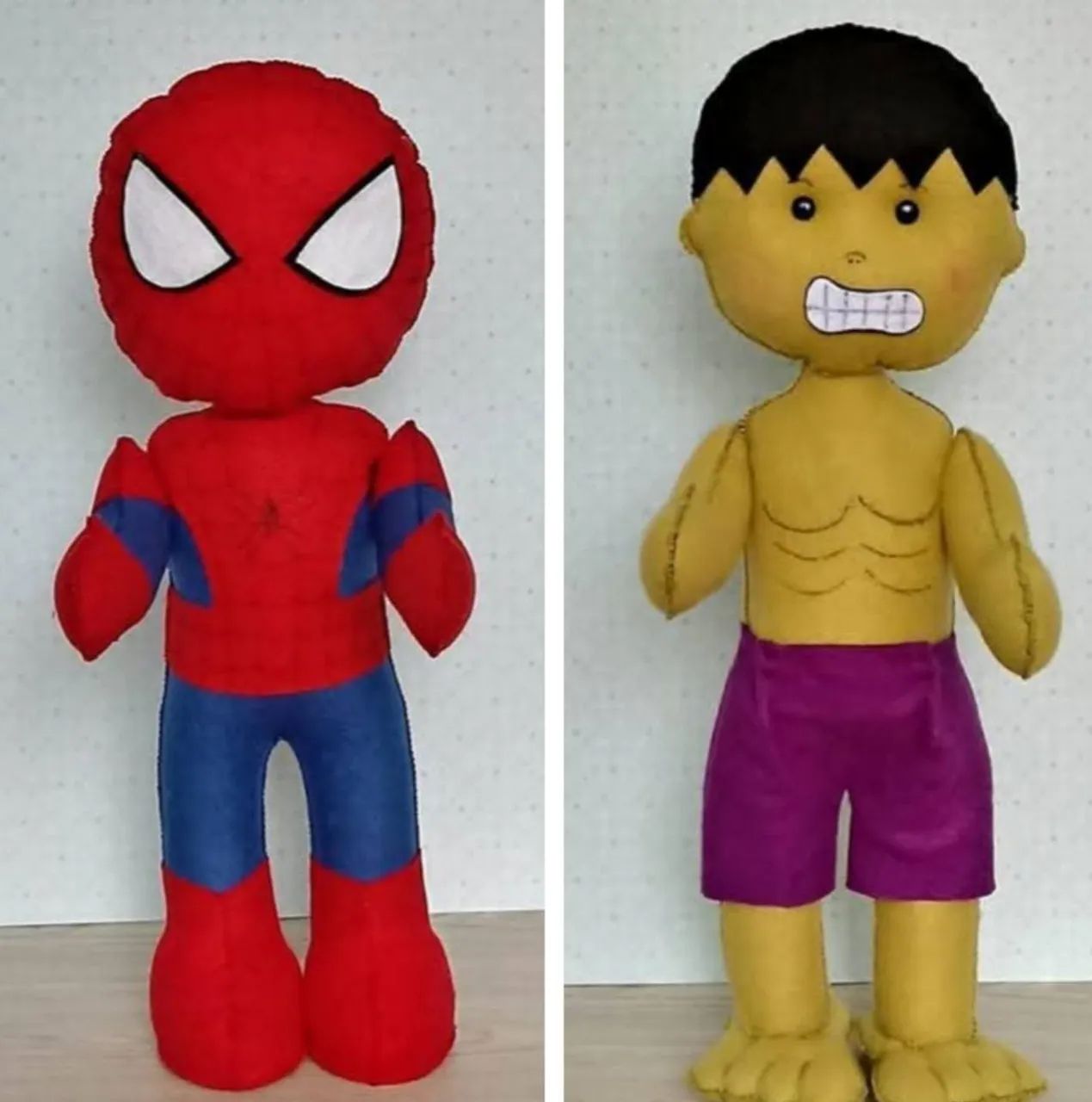 VENDO 10 BONECOS EM FELTRO SUPER HERÓIS 50cm  - Foto 4