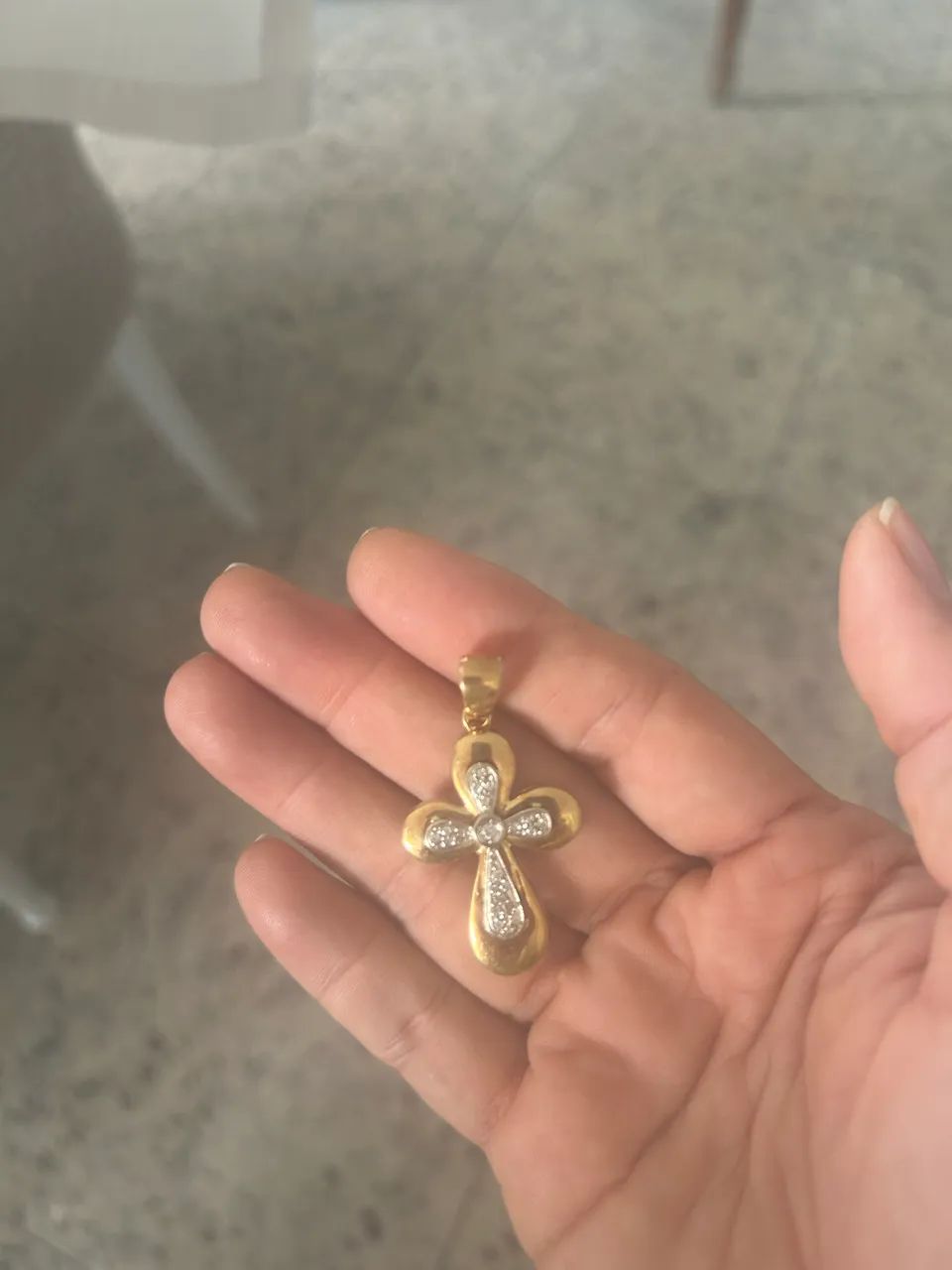 Pingente ouro 18k 750 com diamantes. - Foto 2