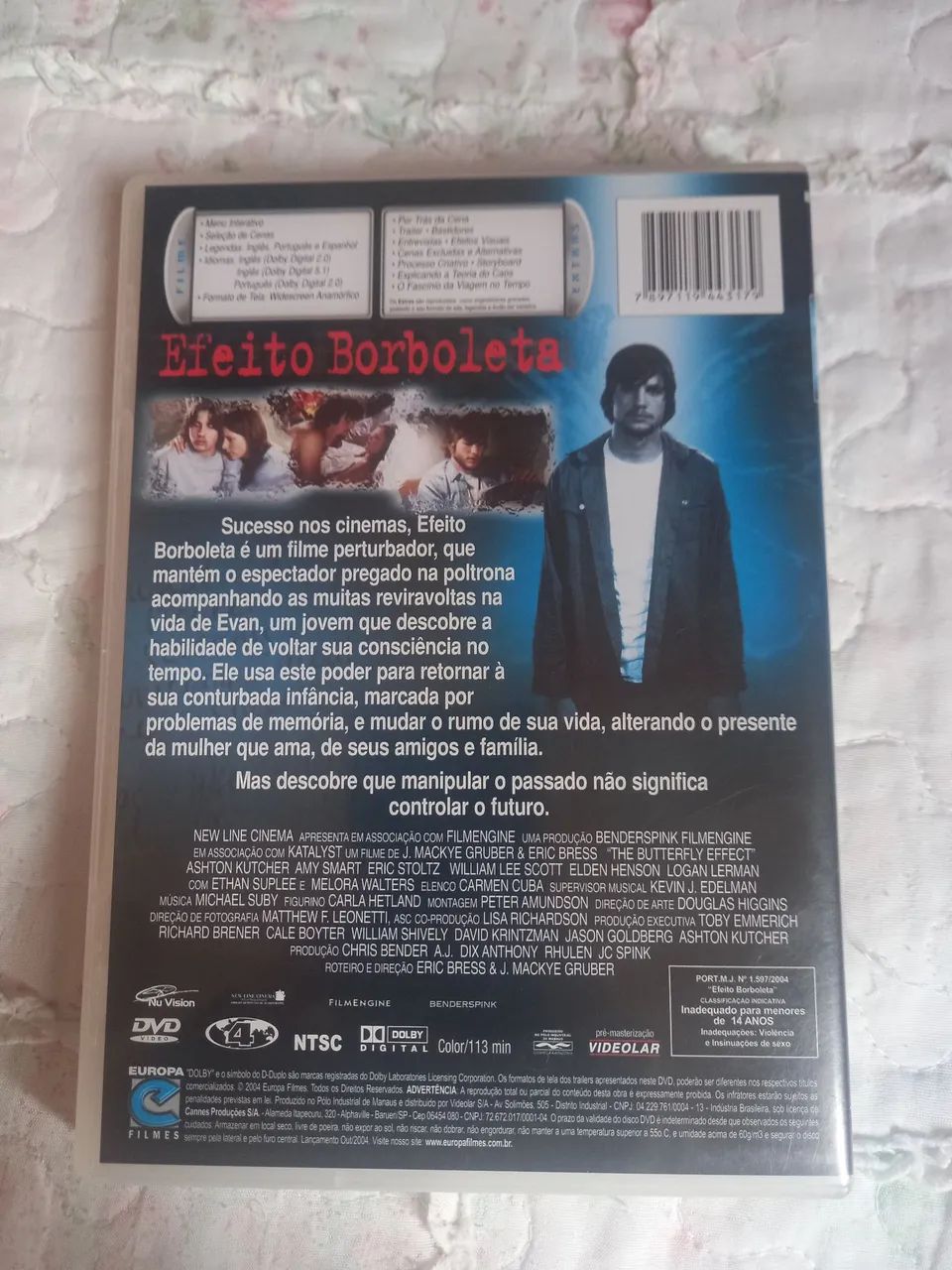 DVD original EFEITO BORBOLETA - Foto 3