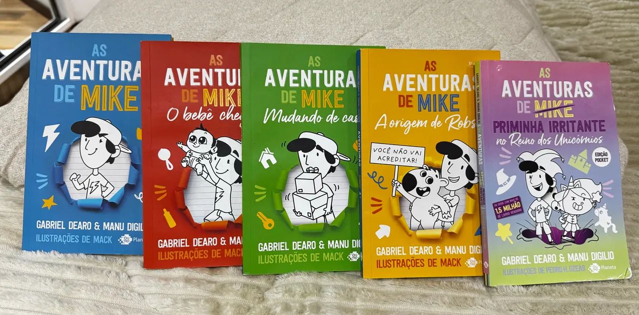 Kit 5 livros As Aventuras de Mike - Foto 2