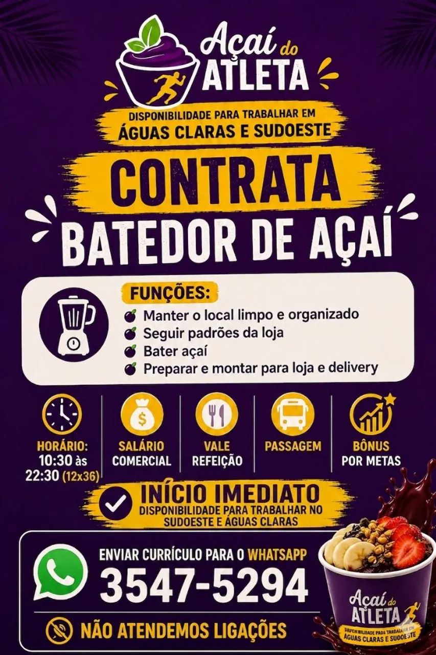 Vaga para batedor