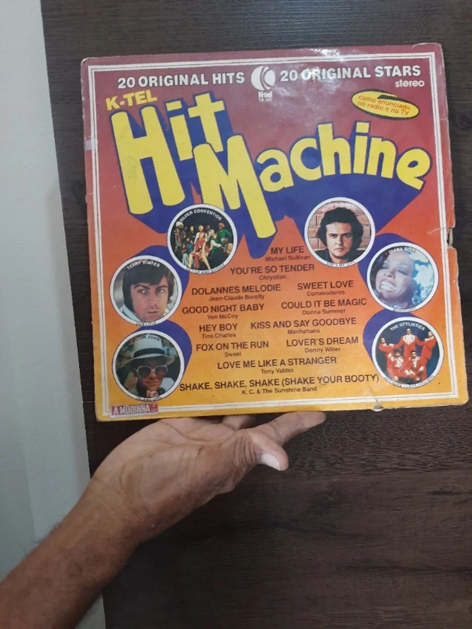 LP Hit Machine 1976 - K-tel - 20 Original Hits - vinil