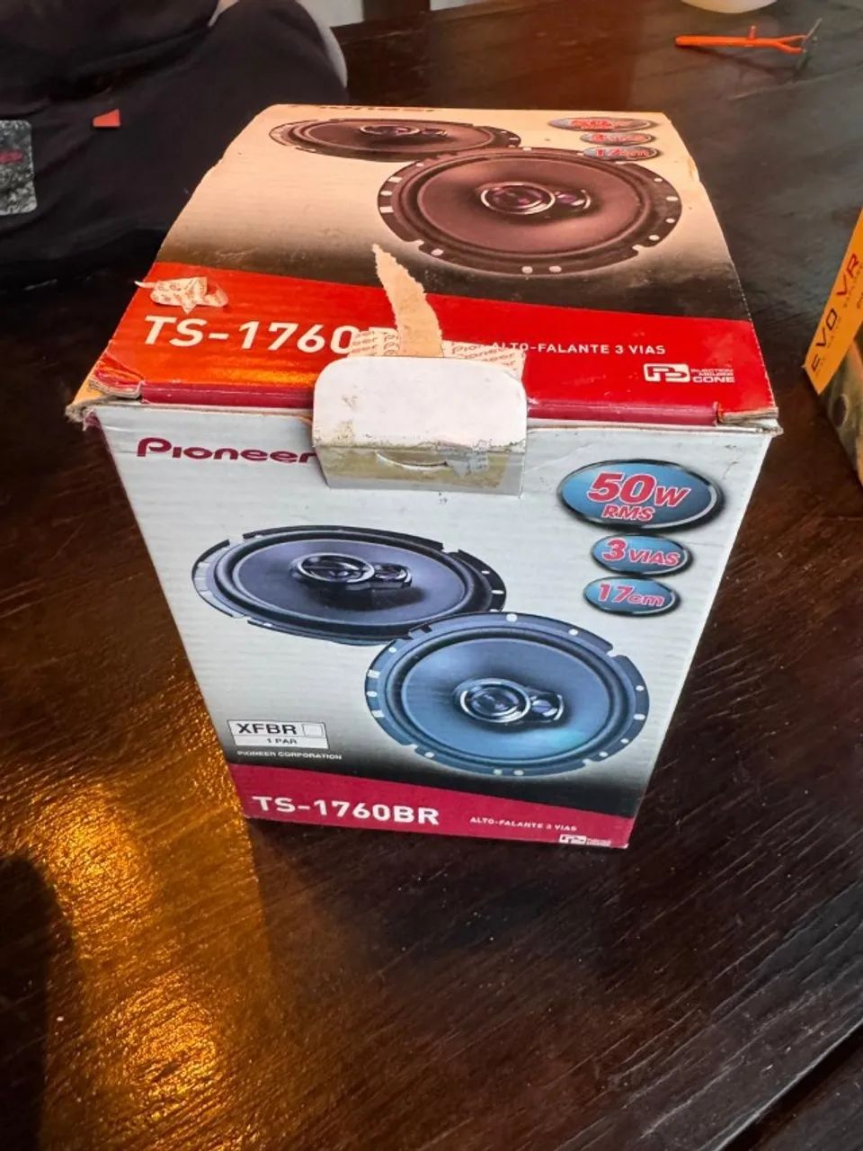 par de auto falantes pionner