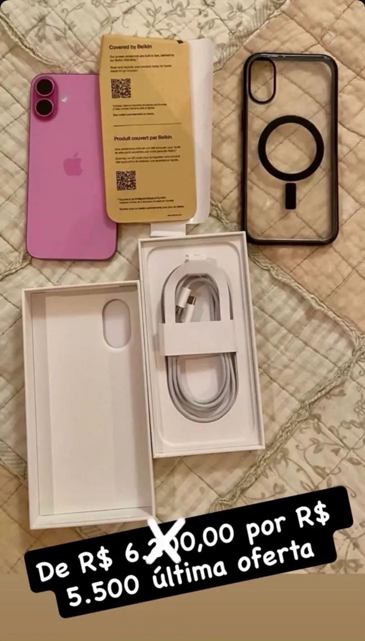 iPhone 16 Plus  Rosa 512gb - Foto 2
