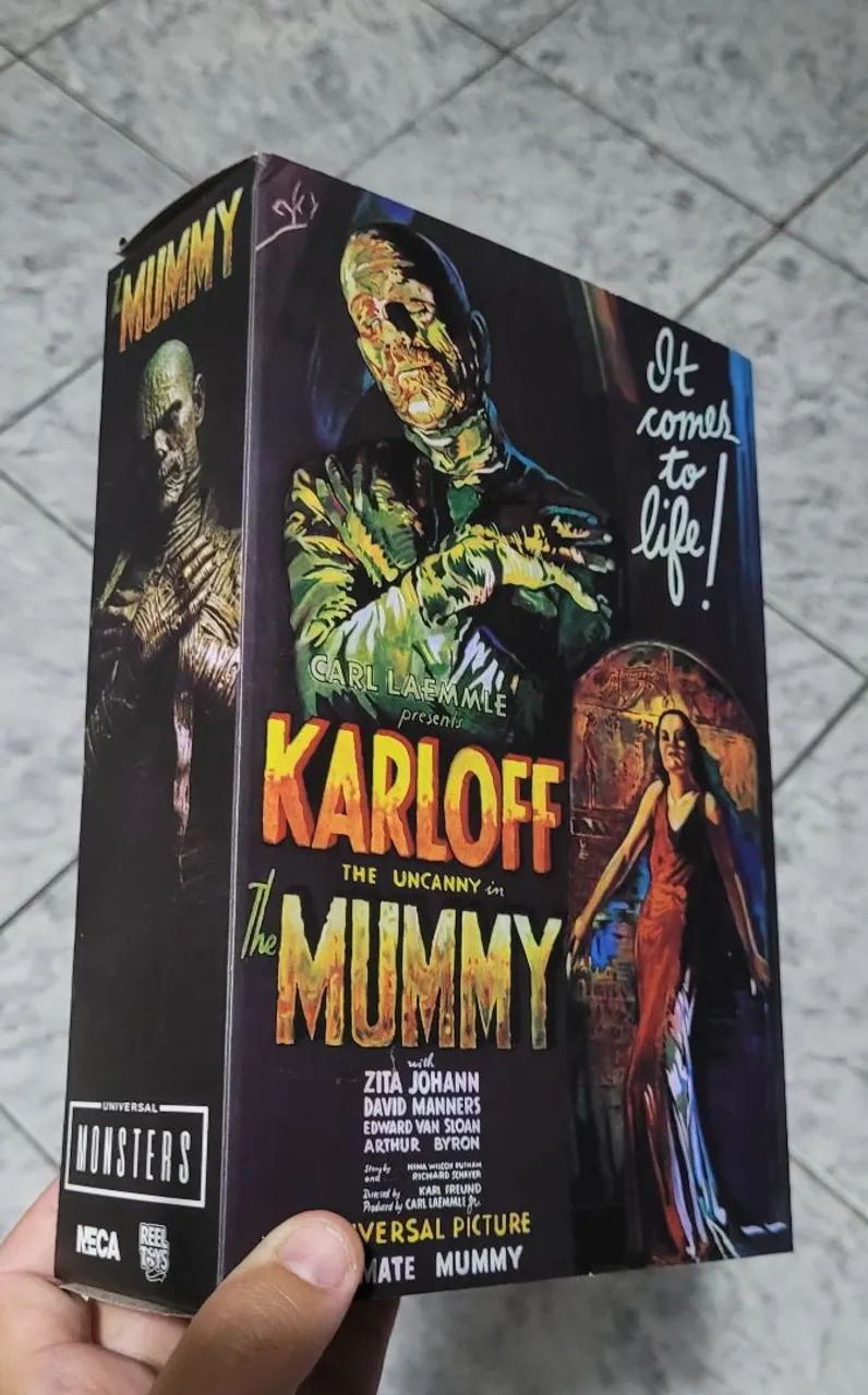 Boneco Múmia neca universal monsters action figure horror terror - Foto 3