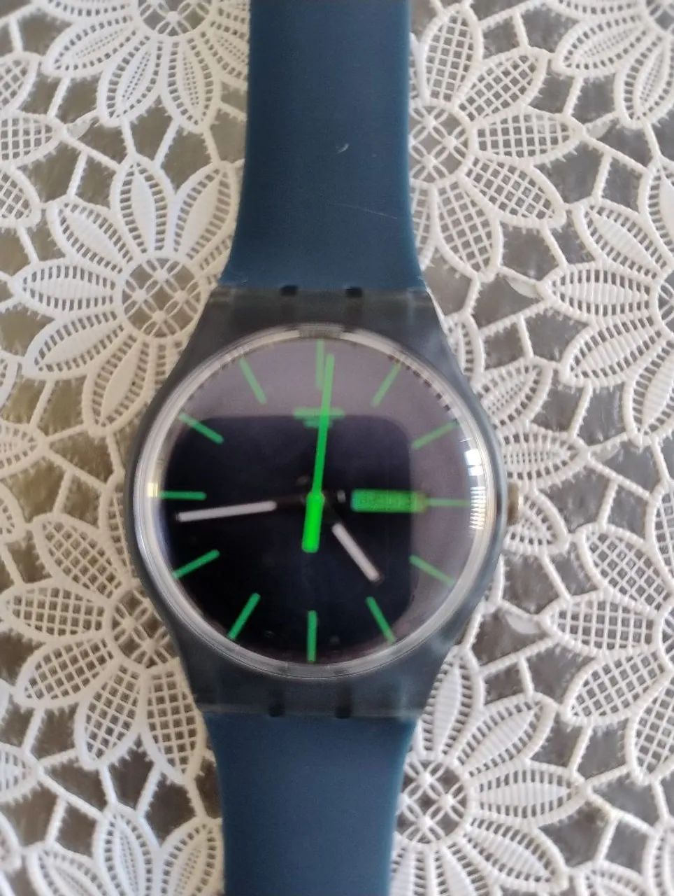 Relógio Swatch Blue Rebel Suon700 - Raridade  - Foto 5