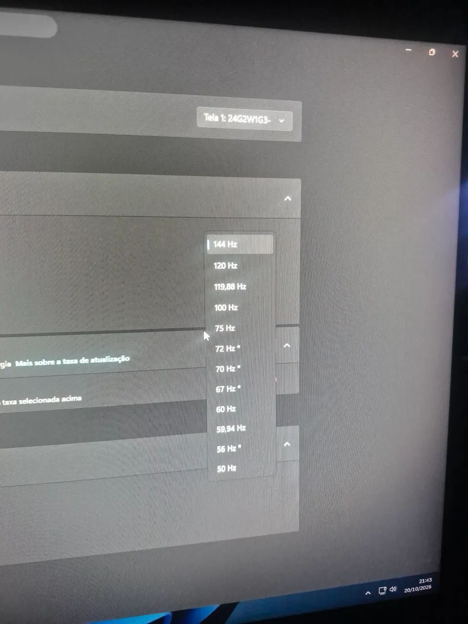 Monitor OAC 144hz, 24 polegadas  - Foto 3