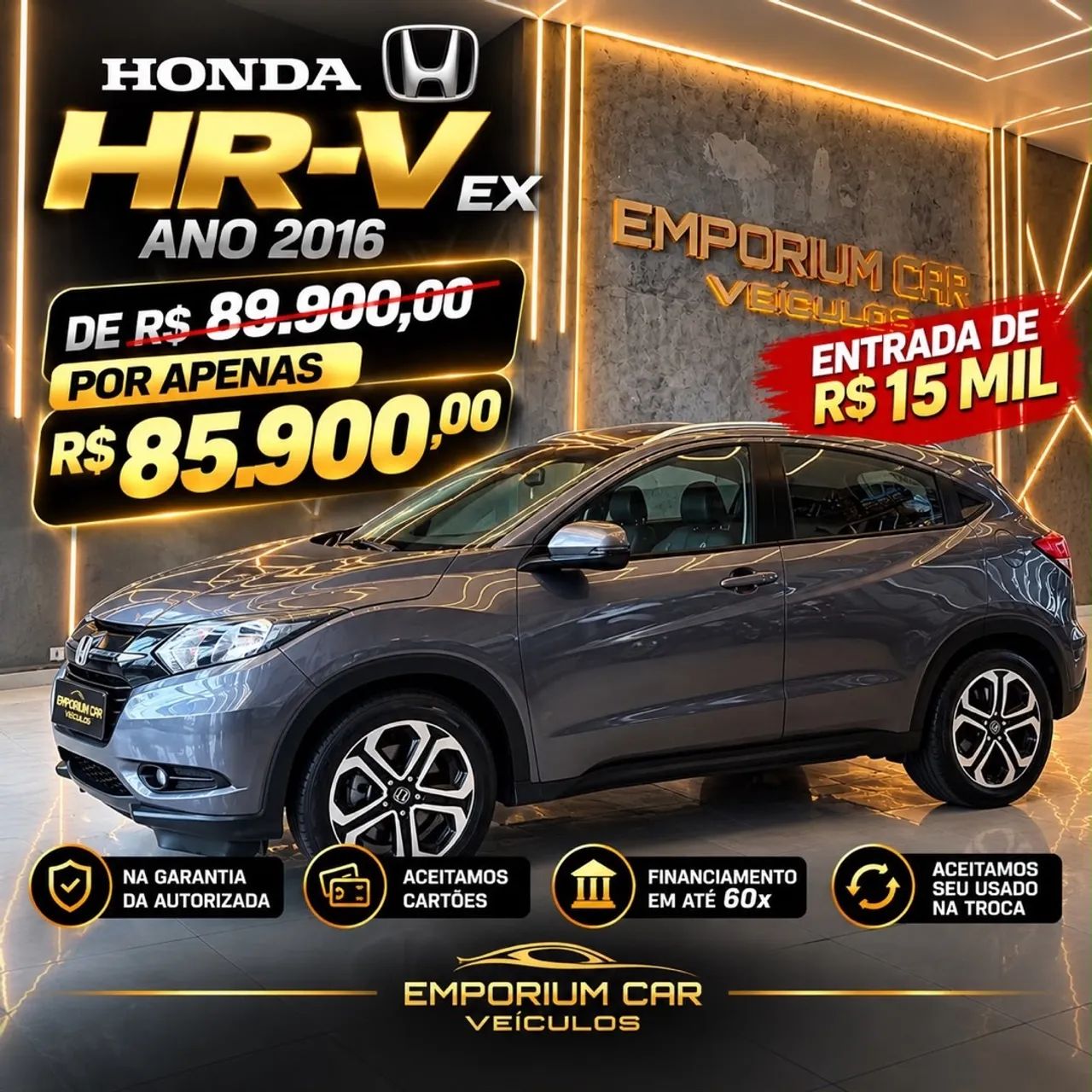 Honda Hr-V HR-V EX 1.8 Flexone 16V 5p Aut. 2016