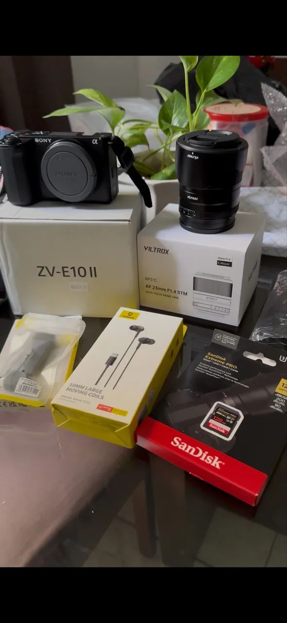 Câmera Zve10ii mark 2 + kit - Foto 2