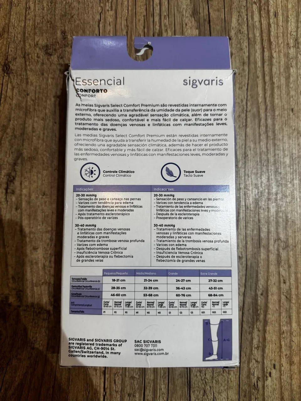meia de compressão Sigvaris Essencial / Select Comfort Premium  - Foto 2