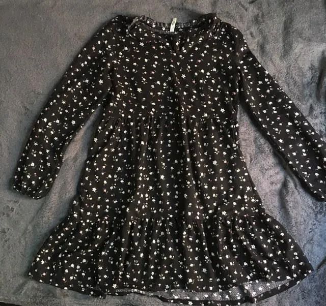 Vestido Florido Black 